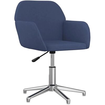 vidaXL Bürostuhl Blau Verstellbar 360° Drehbar Minimalistisch vidaXL Bürostuhl Blau Verstellbar 360° Drehbar Minimalistisch