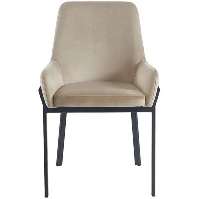Vente-unique Stuhl Carolona Beige 57 cm Vente-unique Stuhl Carolona Beige 57 cm