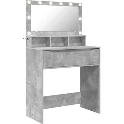 vidaXL Schlafzimmer-Frisiertische Beton Grau 80 x 39,6 x 135 cm 888970 vidaXL Schlafzimmer-Frisiertische Beton Grau 80 x 39,6 x 135 cm 888970