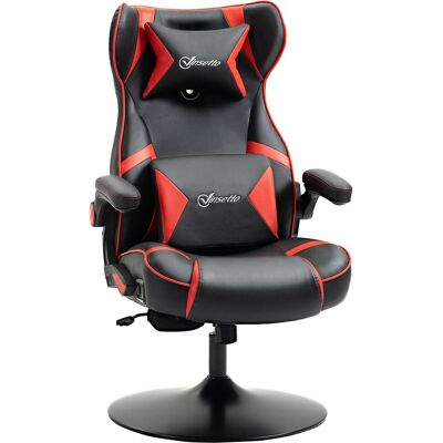 Vinsetto Gaming Stuhl mit Wippfunktion Höhenverstellbar Lautsprecher Vinsetto Gaming Stuhl mit Wippfunktion Höhenverstellbar Lautsprecher
