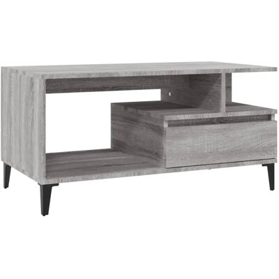 MAISONCHIC Kompakter Couchtisch - Couchtisch - Grau Sonoma - Couchtisch MAISONCHIC Kompakter Couchtisch - Couchtisch - Grau Sonoma - Couchtisch