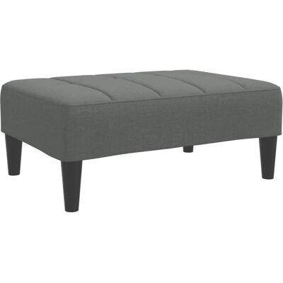 vidaXL Fußhocker Dunkelgrau 77x55x31 cm Stoff 4007381 vidaXL Fußhocker Dunkelgrau 77x55x31 cm Stoff 4007381