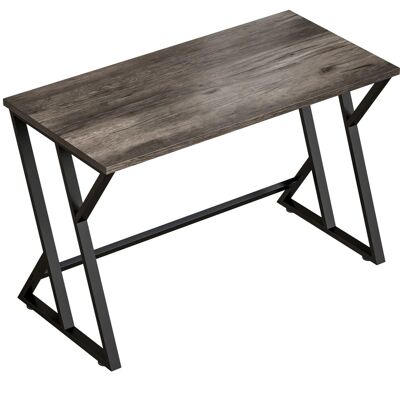 HOMCOM Writing Desk Spanplatte Metall 120L x 60B x 76,5H cm Grau HOMCOM Writing Desk Spanplatte Metall 120L x 60B x 76,5H cm Grau