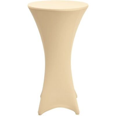 Beautissu Stella - Creme - Ø 80-85 cm - Tischabdeckung Beautissu Stella - Creme - Ø 80-85 cm - Tischabdeckung