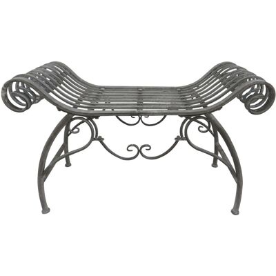 Lex Sitzbank Eisenbank Gartenbank Metallbank Gartenmöbel Antik Design Deko Grau Lex Sitzbank Eisenbank Gartenbank Metallbank Gartenmöbel Antik Design Deko Grau