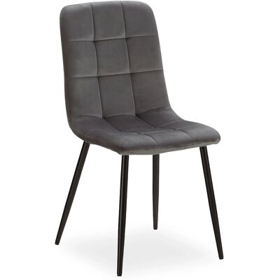IKEA Eames Grauer Samtstoff Esszimmerstuhl - Esszimmerstuhl IKEA Eames Grauer Samtstoff Esszimmerstuhl - Esszimmerstuhl
