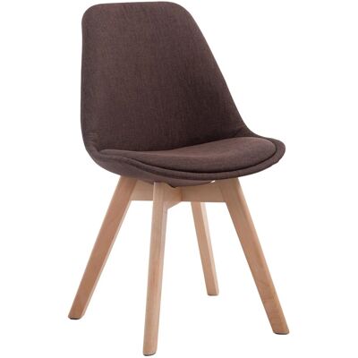 DELUKE Besucherstuhl LAGOS Stoff Braun 48x55x84cm Hellbraun Konferenzstuhl Wartezimmerstuhl Bürostuhl DELUKE Besucherstuhl LAGOS Stoff Braun 48x55x84cm Hellbraun Konferenzstuhl Wartezimmerstuhl Bürostuhl