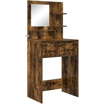 vidaXL Schlafzimmer-Frisiertische Geräucherte Eiche 80 x 39,6 x 135 cm 889002 vidaXL Schlafzimmer-Frisiertische Geräucherte Eiche 80 x 39,6 x 135 cm 889002