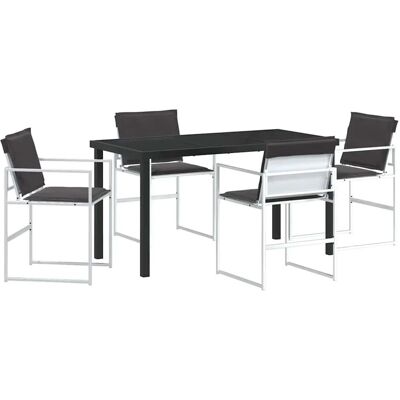 VIDAXL - 5-Piece - White - Gartengarnitur VIDAXL - 5-Piece - White - Gartengarnitur