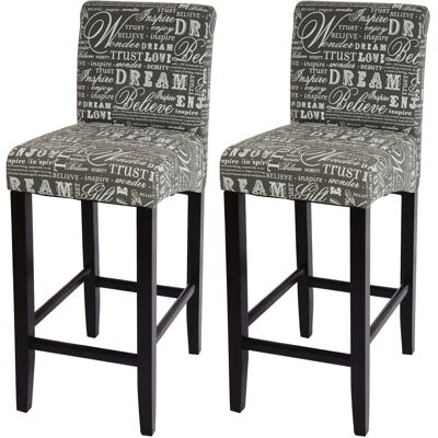 MCW - MCW-C33 - Grau - Stoff - Barhocker MCW - MCW-C33 - Grau - Stoff - Barhocker