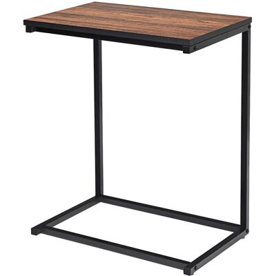 Costway C-förmig Beistelltisch Laptoptisch Sofatisch Hellbraun Costway C-förmig Beistelltisch Laptoptisch Sofatisch Hellbraun