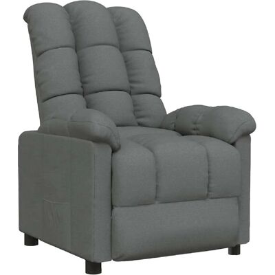 vidaXL Relaxsessel - Recliner, Dunkelgraues Stoff vidaXL Relaxsessel - Recliner, Dunkelgraues Stoff