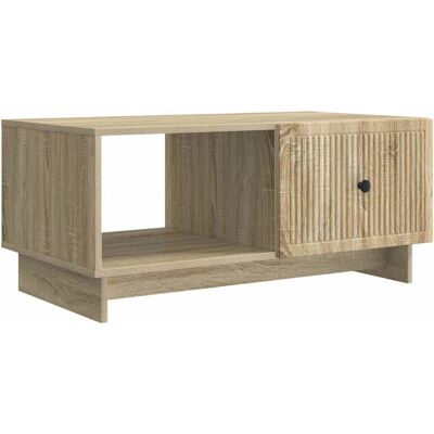vidaXL Couchtisch Sonoma-Eiche 90 x 50 x 40 cm Holzwerkstoff 894037 vidaXL Couchtisch Sonoma-Eiche 90 x 50 x 40 cm Holzwerkstoff 894037