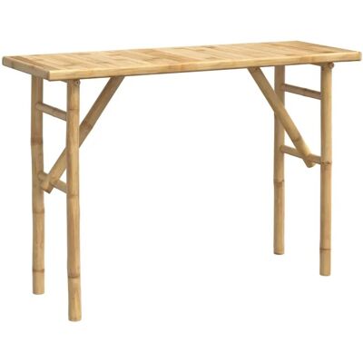 vidaXL - Konsolentisch Bamboo - Braun - Konsolentisch vidaXL - Konsolentisch Bamboo - Braun - Konsolentisch