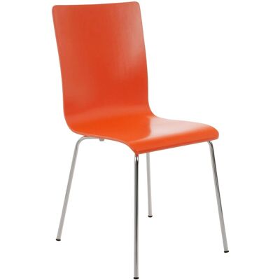 DELUKE Besucherstuhl TUNIS Holz Orange 43x47x87cm Konferenzstuhl Wartezimmerstuhl Bürostuhl DELUKE Besucherstuhl TUNIS Holz Orange 43x47x87cm Konferenzstuhl Wartezimmerstuhl Bürostuhl