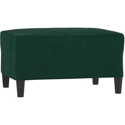 vidaXL Fußhocker Dunkelgrün 70x55x41 cm Samt 349319 vidaXL Fußhocker Dunkelgrün 70x55x41 cm Samt 349319