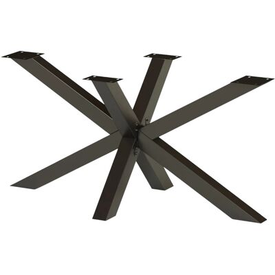 holz4home Hora Spider Tischgestell Mittelfuß Metall Schwarz holz4home Hora Spider Tischgestell Mittelfuß Metall Schwarz