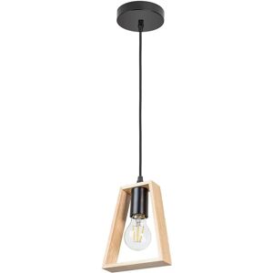 ARTE LAMP Hängelampe LED Deckenleuchte Metall Lampenfassung Lampenschirm aus Holz ARTE LAMP Hängelampe LED Deckenleuchte Metall Lampenfassung Lampenschirm aus Holz