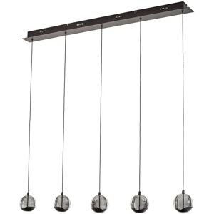 Lucande Hayley 5-flammige moderne Glas-Hängeleuchte - Pendellampe Lucande Hayley 5-flammige moderne Glas-Hängeleuchte - Pendellampe