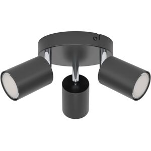 Eglo Spot Reciso-E 3-flammig 8,5 cm x 14 cm Schwarz Eglo Spot Reciso-E 3-flammig 8,5 cm x 14 cm Schwarz