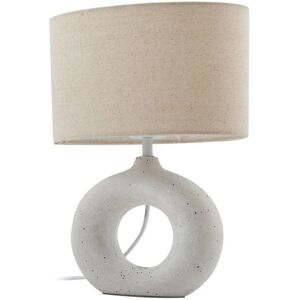 Lindby Beton Tischlampe Kody 10030910 Modern in Creme aus Beton Textil 1-flammig E27 Wohnzimmerleuchte Lindby Beton Tischlampe Kody 10030910 Modern in Creme aus Beton Textil 1-flammig E27 Wohnzimmerleuchte