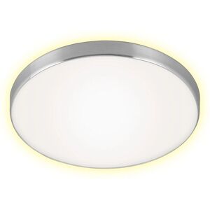 Briloner LED-Deckenleuchte Simpa Backlighteffekt 28,5 cm Alu-Weiß Briloner LED-Deckenleuchte Simpa Backlighteffekt 28,5 cm Alu-Weiß