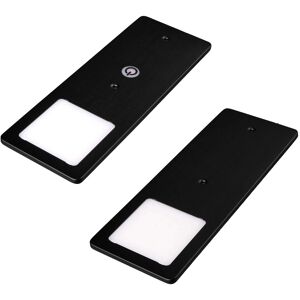 kalb LED Unterbauleuchten Schwarz 5W Sehr Flache Küchenleuchte Touchdimmfunktion 2er Set Warmweiß kalb LED Unterbauleuchten Schwarz 5W Sehr Flache Küchenleuchte Touchdimmfunktion 2er Set Warmweiß