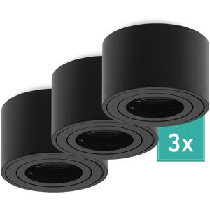Oktaplex lighting Oktaplex 3er Set Aufbauspot Aluminium Lile S für LED-Module Deckenspot Spotrahmen 230V Schwarz Oktaplex lighting Oktaplex 3er Set Aufbauspot Aluminium Lile S für LED-Module Deckenspot Spotrahmen 230V Schwarz