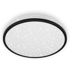 Briloner LED Bad-Deckenleuchte Acorus Black Sternendekor 28 x 7 cm Schwarz Briloner LED Bad-Deckenleuchte Acorus Black Sternendekor 28 x 7 cm Schwarz
