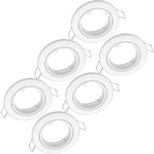 Oktaplex lighting Oktaplex 6er Set Deckeneinbaustrahler Dijon Schwenkbar für LED-Module 50mm Spots Chrom Oktaplex lighting Oktaplex 6er Set Deckeneinbaustrahler Dijon Schwenkbar für LED-Module 50mm Spots Chrom