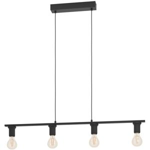 Eglo Pendelleuchte Capoliveri-E Schwarz 110 cm x 6 cm x 100,5 cm 4-flammig Eglo Pendelleuchte Capoliveri-E Schwarz 110 cm x 6 cm x 100,5 cm 4-flammig