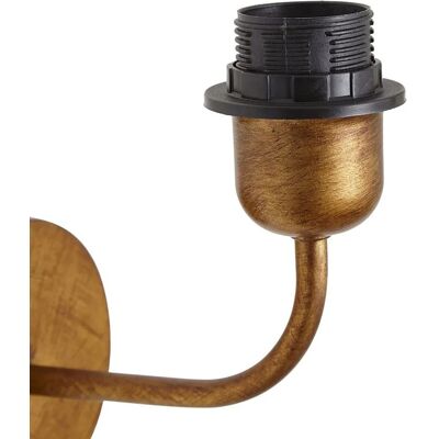QAZQA Vintage Wandlampe Gold ohne Schirm Matt QAZQA Vintage Wandlampe Gold ohne Schirm Matt
