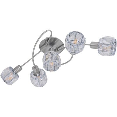Naeve Josefa Silber Deckenleuchte - 5-Flammig LED Lampen Naeve Josefa Silber Deckenleuchte - 5-Flammig LED Lampen