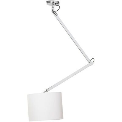 Rendl PENDELLEUCHTE MADISON C Weiß Chrom 15 W Rendl PENDELLEUCHTE MADISON C Weiß Chrom 15 W