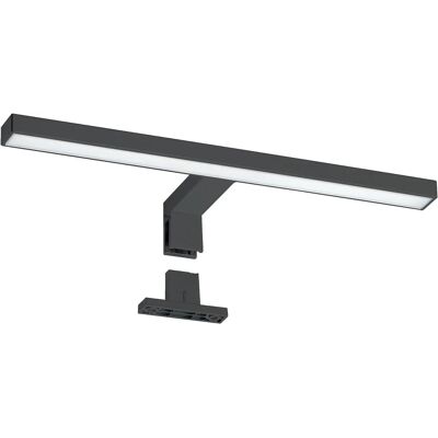 Oktaplex lighting Oktaplex 2 in 1LED Badspiegelleuchte Schwarz 6500K 5W 350lm IP44 30cm Oktaplex lighting Oktaplex 2 in 1LED Badspiegelleuchte Schwarz 6500K 5W 350lm IP44 30cm
