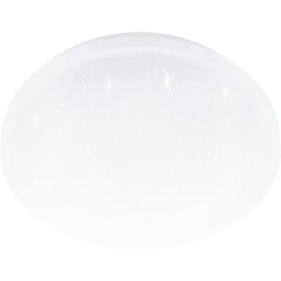 Eglo LED-Wand- und Deckenleuchte Pogliola Weiß mit Kristalleffekt Ø 26 cm Eglo LED-Wand- und Deckenleuchte Pogliola Weiß mit Kristalleffekt Ø 26 cm