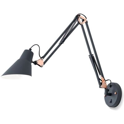 Orion - Bachelor - Schwarz matt - Verstellbarer Arm - Wandleuchte Orion - Bachelor - Schwarz matt - Verstellbarer Arm - Wandleuchte