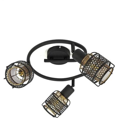Lindby Eudoria Moderne Schwarze Deckenleuchte - Deckenlampe Lindby Eudoria Moderne Schwarze Deckenleuchte - Deckenlampe
