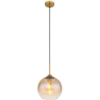 Sconto Gold Pendelleuchte - 25x120 cm - Lampen & Leuchten Sconto Gold Pendelleuchte - 25x120 cm - Lampen & Leuchten