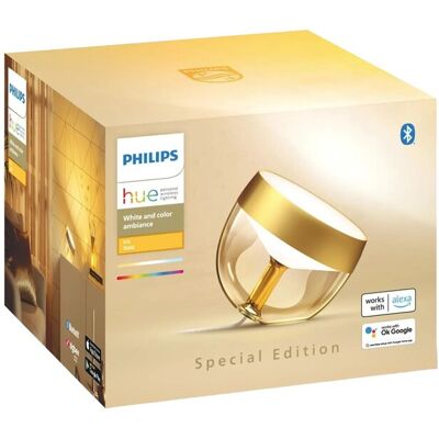 Philips Hue Smart-LED-Tischleuchte Iris White & Color Ambiance Gold Philips Hue Smart-LED-Tischleuchte Iris White & Color Ambiance Gold