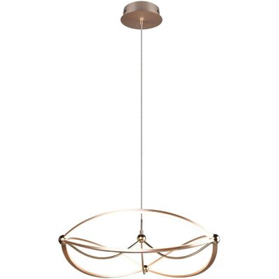 Trio LED Pendelleuchte Charivari Messing matt 1500 mm x 620 mm x 620 mm Trio LED Pendelleuchte Charivari Messing matt 1500 mm x 620 mm x 620 mm
