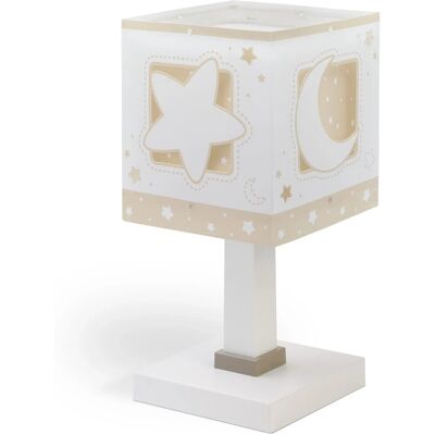 Dalber Nachttischlampe LED Nachtlicht für Kinder Luna und Sterne Beige Dalber Nachttischlampe LED Nachtlicht für Kinder Luna und Sterne Beige