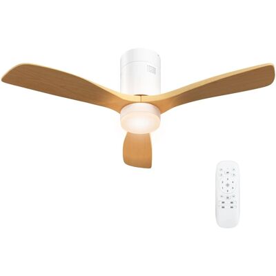 HOMCOM Deckenventilator mit Beleuchtung und Fernbedienung 117 cm LED Lampe HOMCOM Deckenventilator mit Beleuchtung und Fernbedienung 117 cm LED Lampe