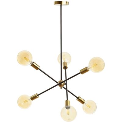 Rendl PENDELLEUCHTE ARTEMIA 6 Schwarz 90 W Rendl PENDELLEUCHTE ARTEMIA 6 Schwarz 90 W