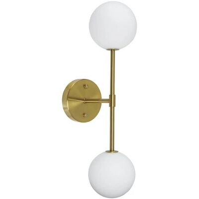 PR Home Sigma D Wandleuchte - Gold, 49cm, Opalglas PR Home Sigma D Wandleuchte - Gold, 49cm, Opalglas