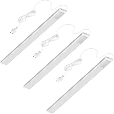 Oktaplex lighting Oktaplex 3er Set Aluminium Unterbauleuchte Neutralweiß 4000K Küchenbeleuchtung 57,5cm 800 Lm Lichtleiste mit Schalter Oktaplex lighting Oktaplex 3er Set Aluminium Unterbauleuchte Neutralweiß 4000K Küchenbeleuchtung 57,5cm 800 Lm Lichtleiste mit Schalter