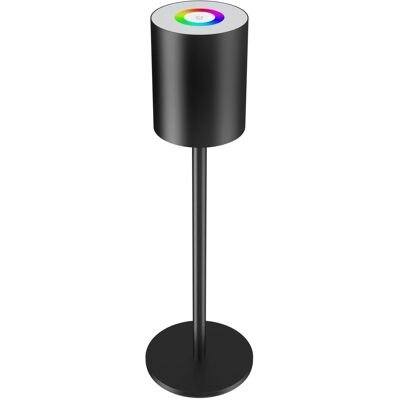 TECTAKE - Corly - Schwarz - RGB 7 Farben - Tischleuchte TECTAKE - Corly - Schwarz - RGB 7 Farben - Tischleuchte
