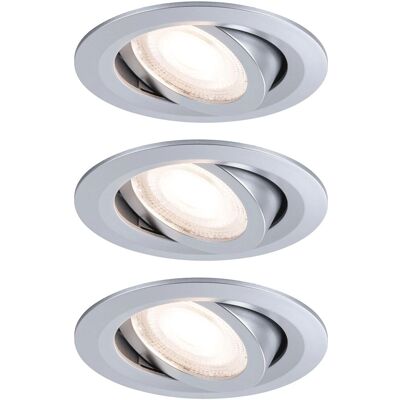 Paulmann LED EBL FixedLED 3er-Set 3x440,m 3x4,8 W 3000 K Chrom Dimmbar Paulmann LED EBL FixedLED 3er-Set 3x440,m 3x4,8 W 3000 K Chrom Dimmbar