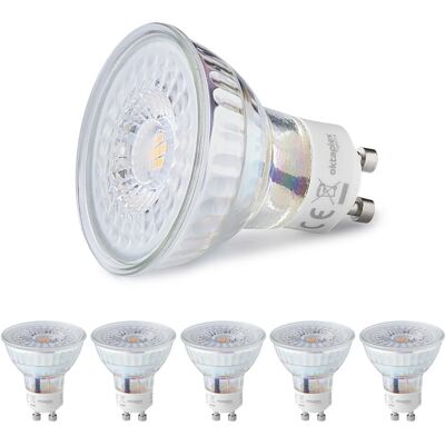 Oktaplex lighting Oktaplex Lux GU10 Stufenlos Dimmbar 6er Set LED 2700K Warmweiß 400lm 5W 230V Oktaplex lighting Oktaplex Lux GU10 Stufenlos Dimmbar 6er Set LED 2700K Warmweiß 400lm 5W 230V