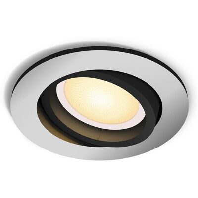 Philips Hue LED-Einbauspot Milliskin White Ambiance Rund Aluminium Philips Hue LED-Einbauspot Milliskin White Ambiance Rund Aluminium